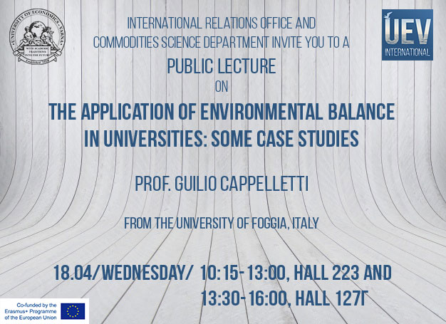 Public Lecture by prof. Guilio Cappalletti