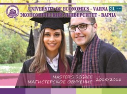 Brochure Admission Master's Degree University of Economics Varna