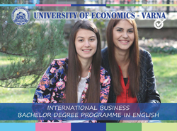 International Business Bachelor Degree Programme in English University Of Economics - Varna 2015/2016